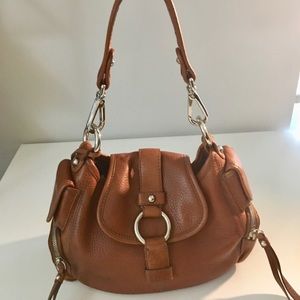 Banana Republic small chunky leather handbag Brown